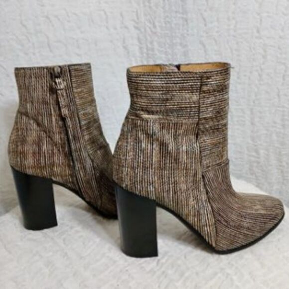 Billy Reid Multicolor Handmade Leather Booties Size 7.5 - Picture 4 of 10